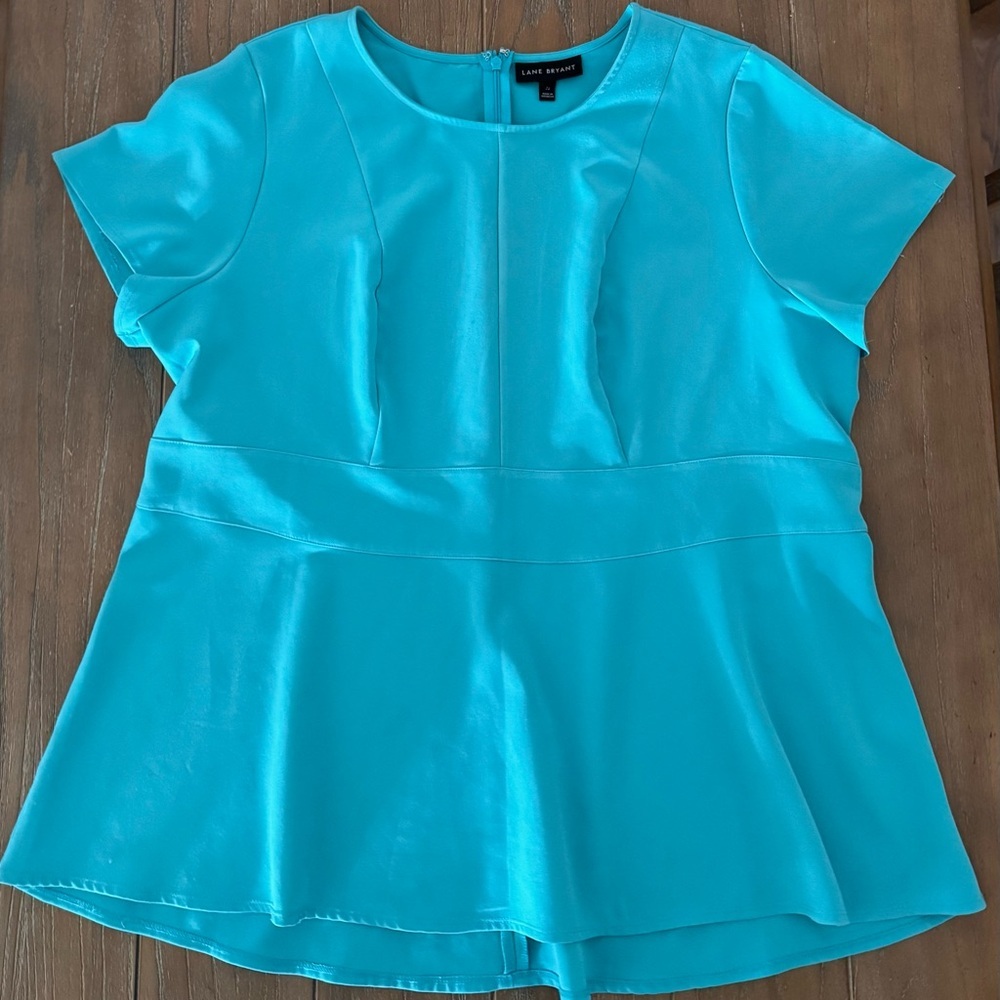 Lane Bryant Vibrant Blue Blouse